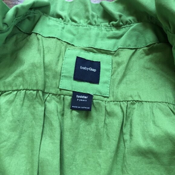 Cropped Green Jacket With Ruffles - Picture 5 of 7